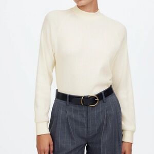 Madewell Waffle Knit‎ Long Sleeve Crewneck Tee NS606 XXS NWT